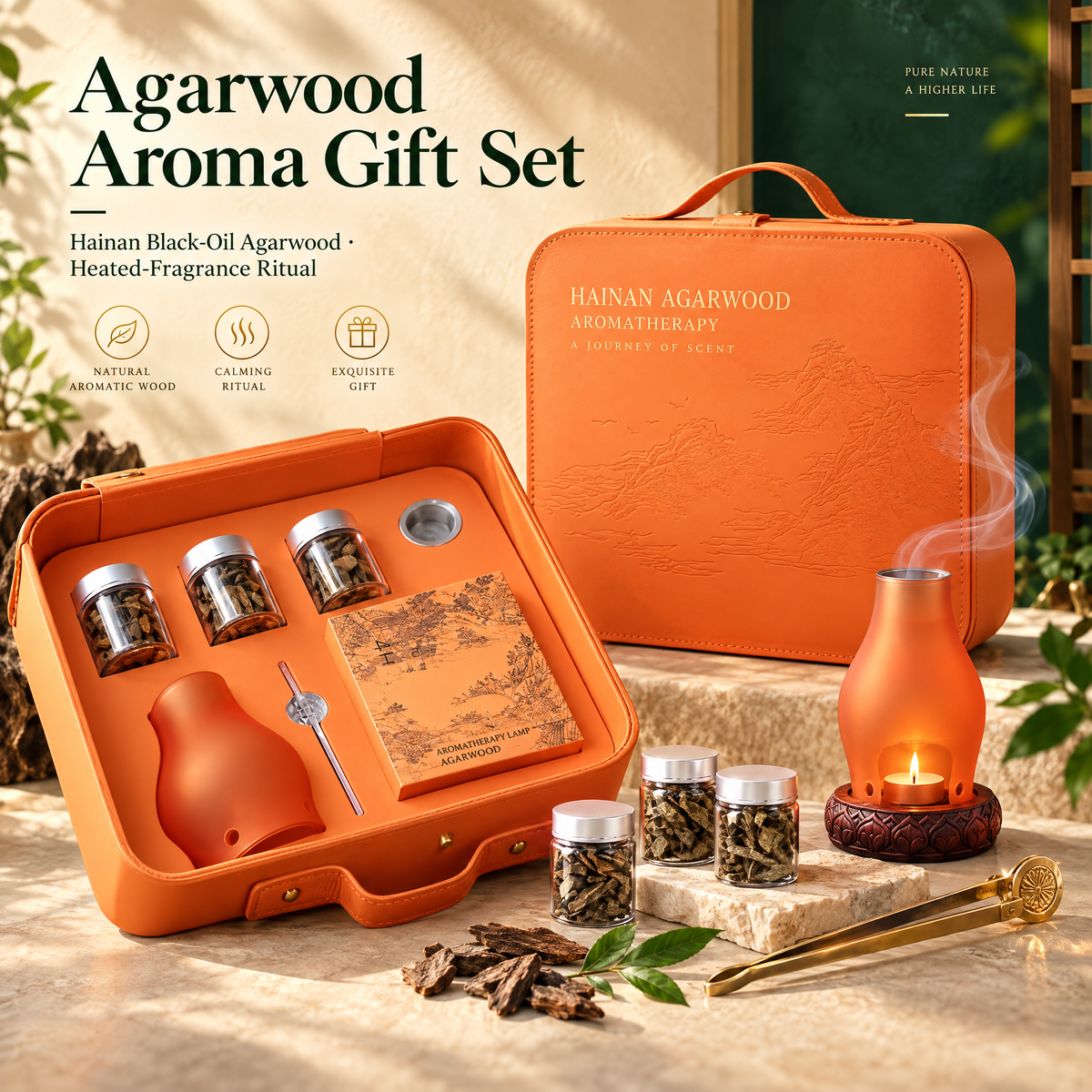 Hermès Orange Agarwood Gift Box