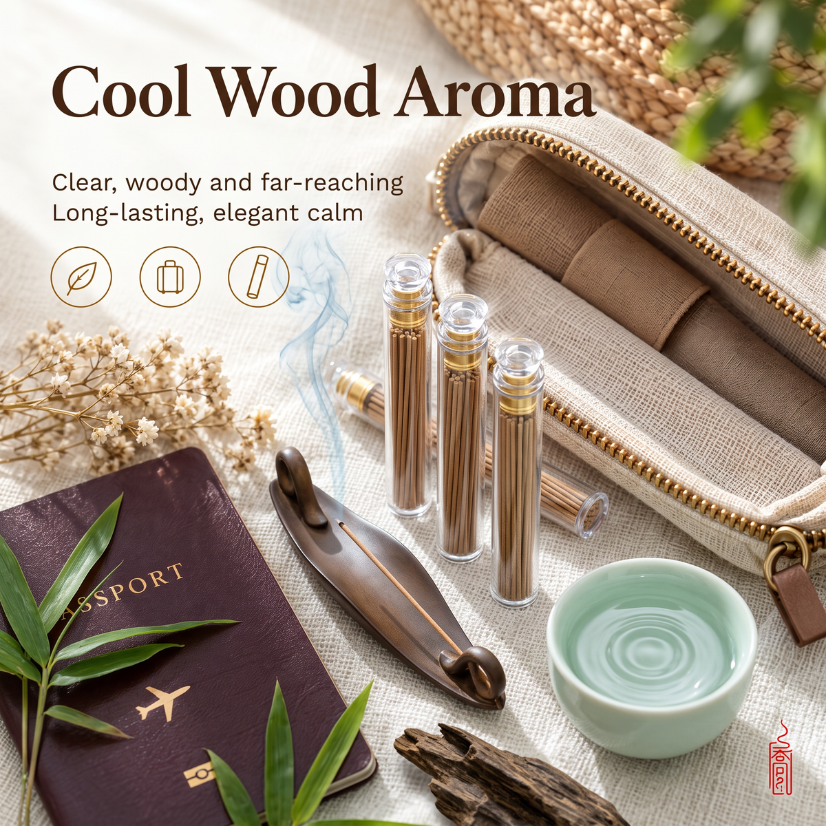 Qiongzhi · Benxiang (Original Fragrance) — 5g Short Incense