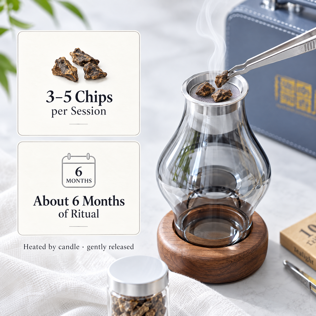Business Incense Gift Box — Cool Grey
