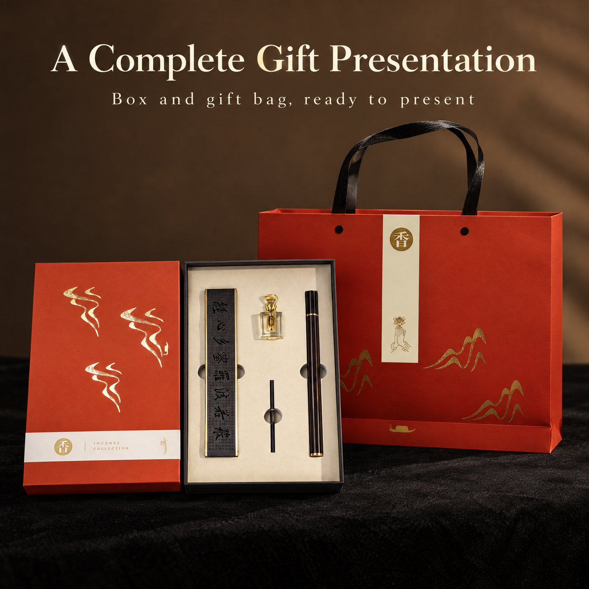 Essential Oil & Line Incense Gift Box