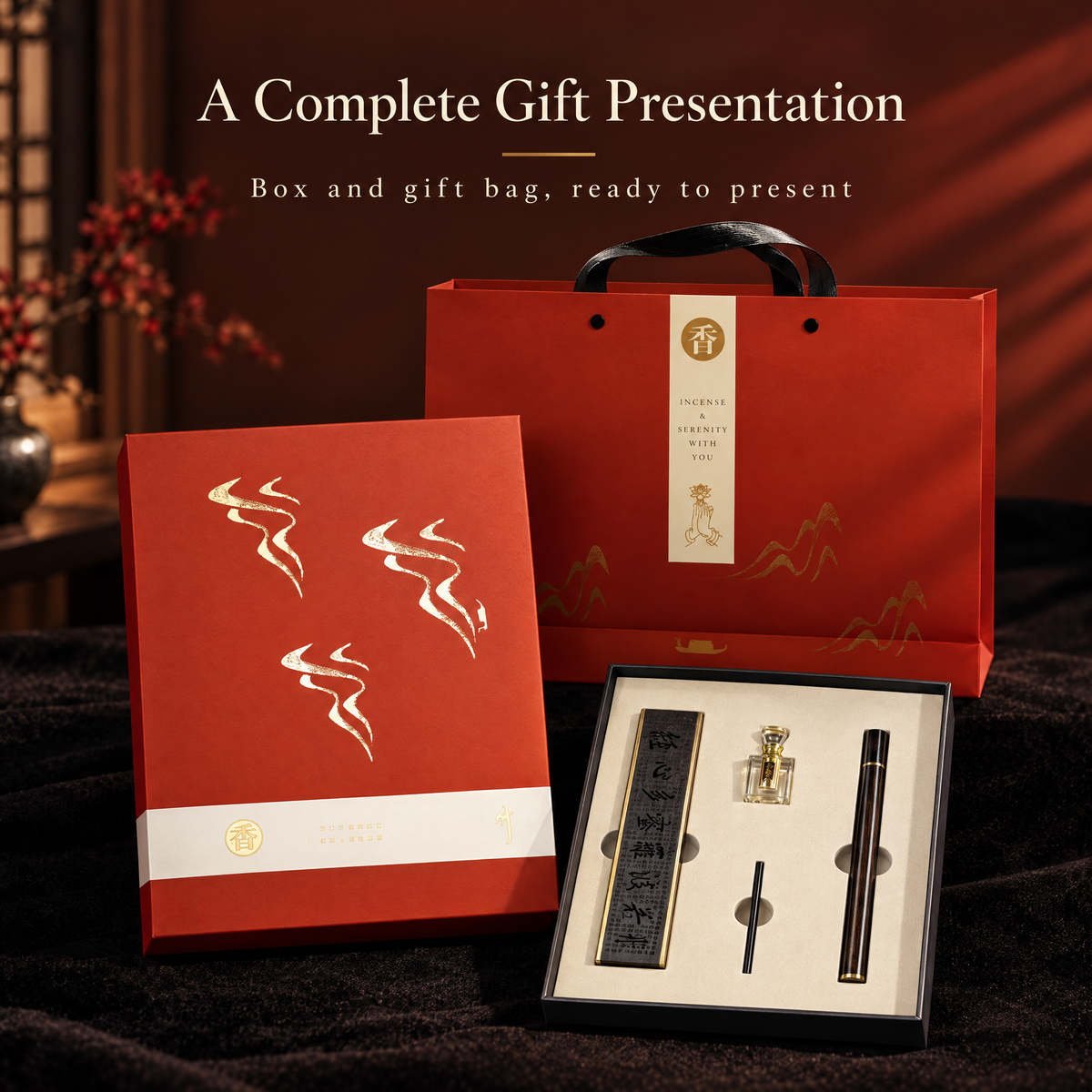 Essential Oil & Line Incense Gift Box