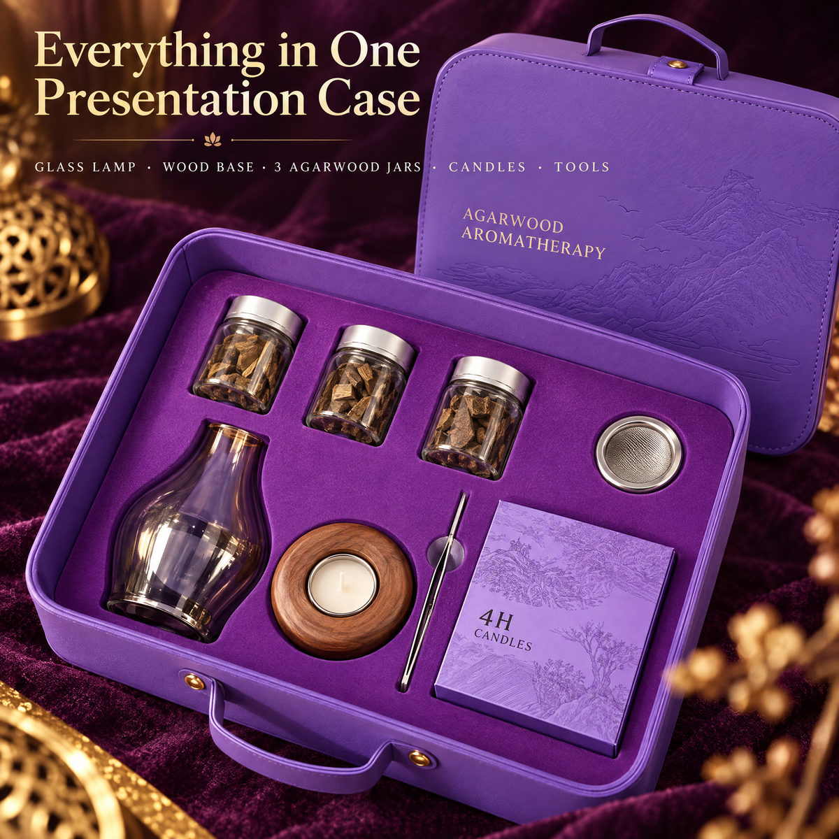 Purple East Agarwood Gift Box