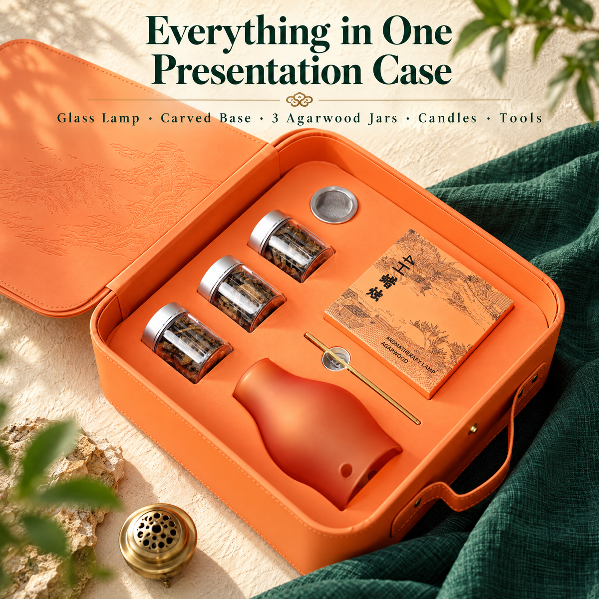 Hermès Orange Agarwood Gift Box