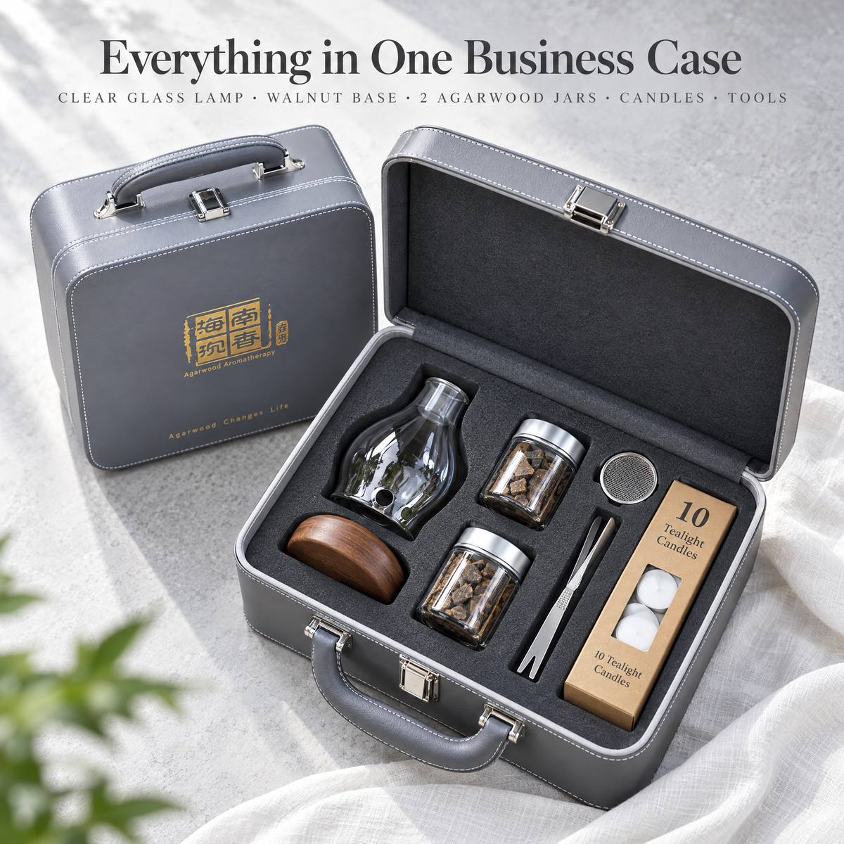 Business Incense Gift Box — Cool Grey