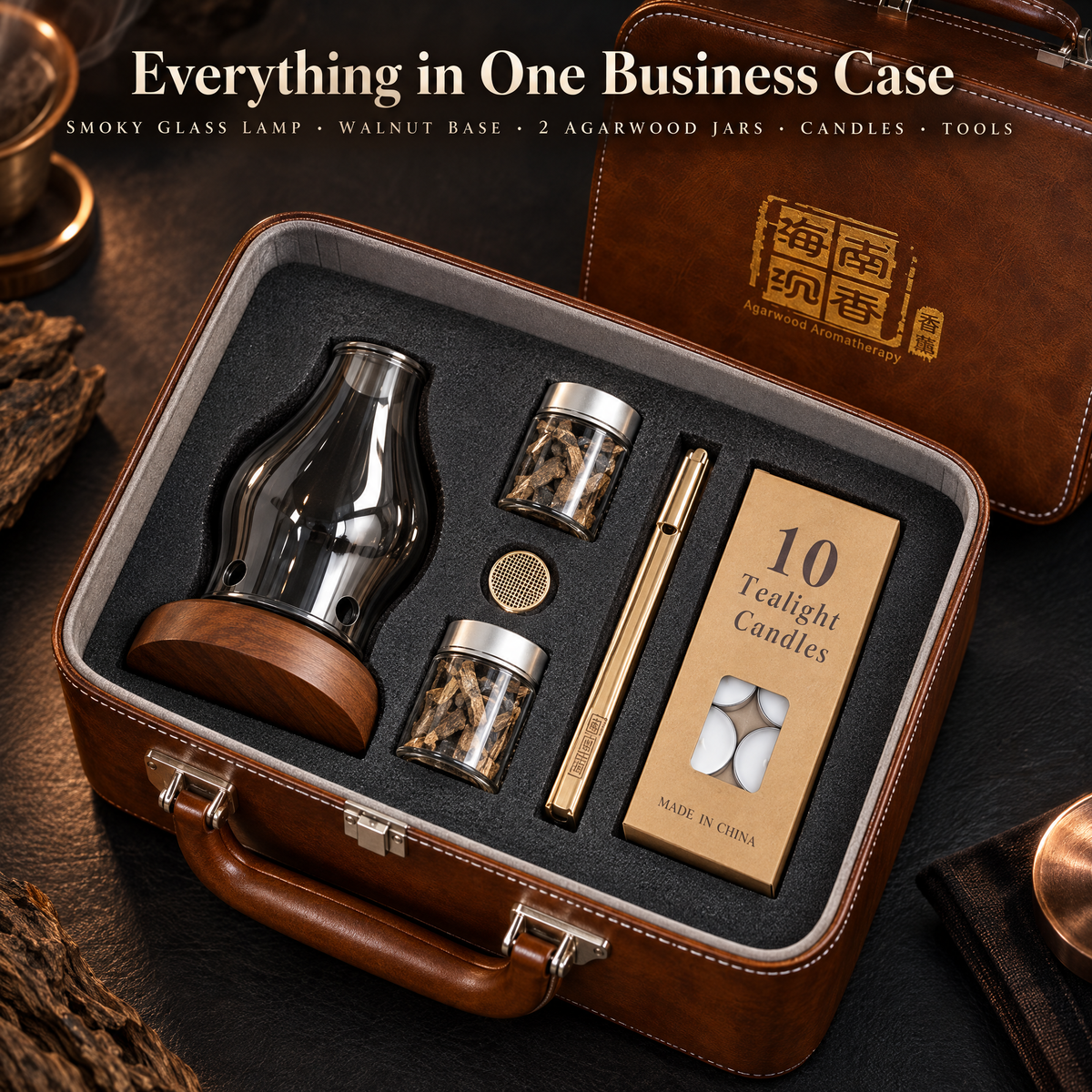 Business Incense Gift Box — Grey