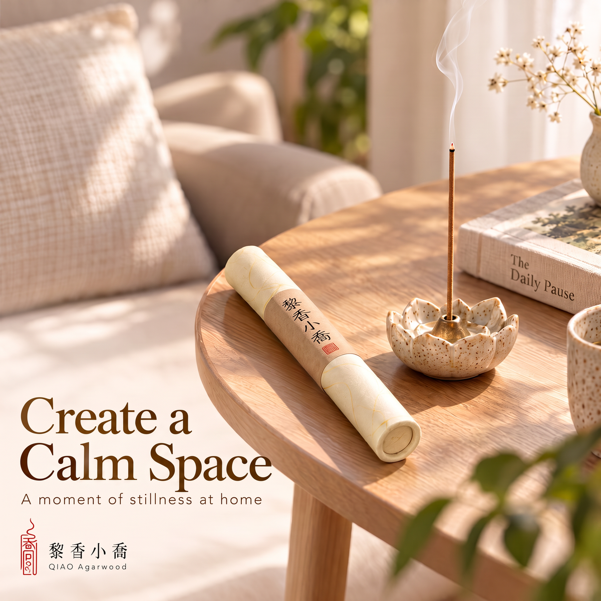 Qiongzhi · Chuxiang (First Fragrance) — 10g Long Incense
