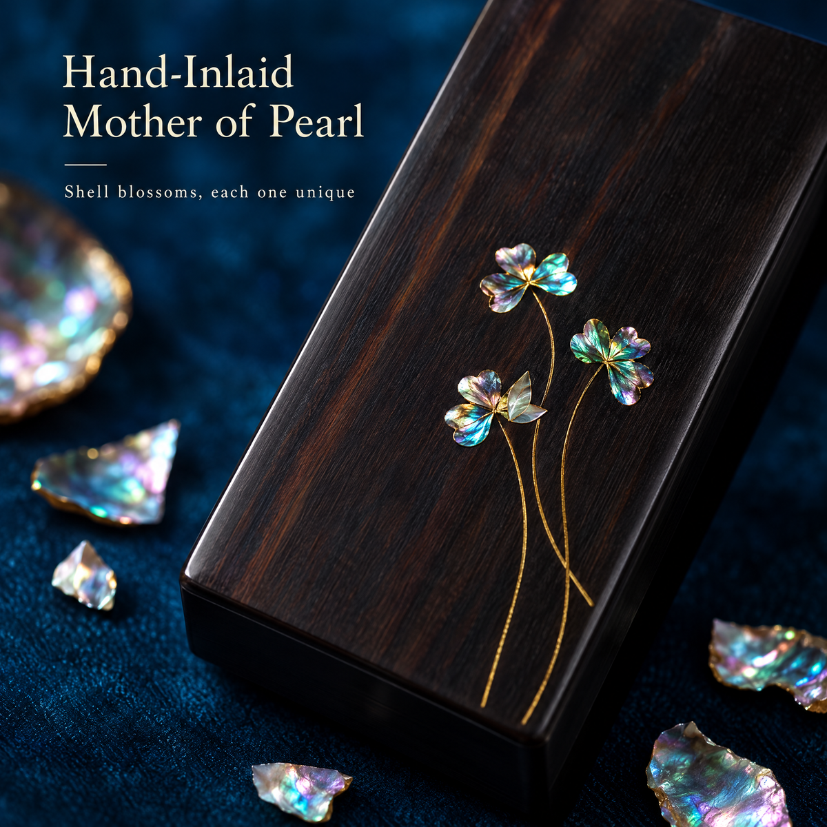 Shell-Inlaid Ping'an Line Incense Gift Box