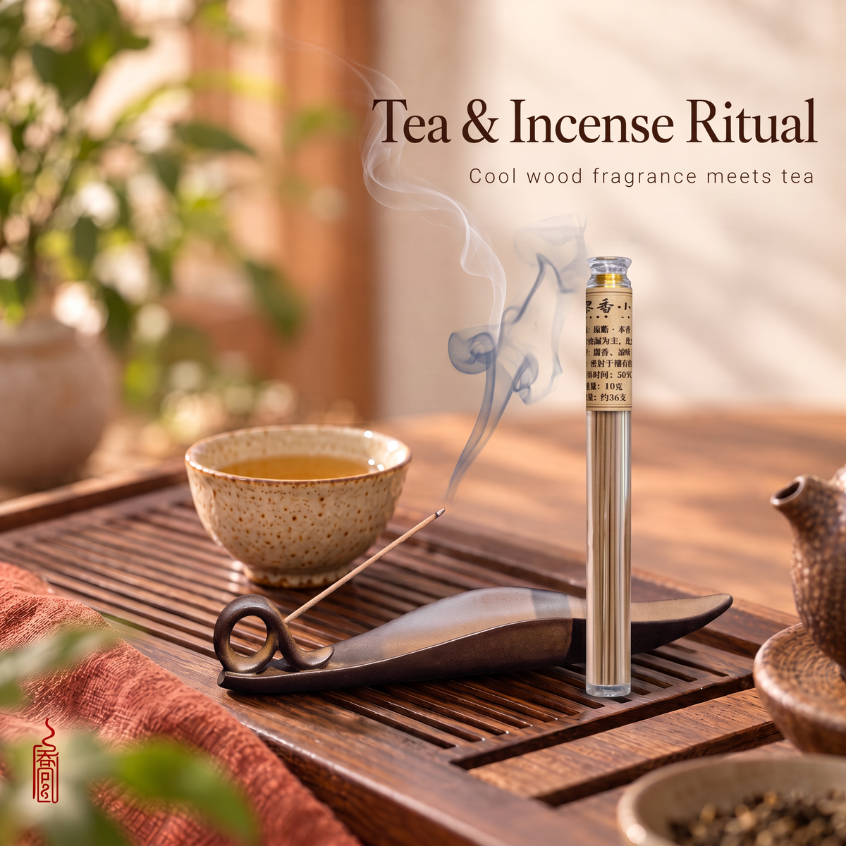 Qiongzhi · Benxiang (Original Fragrance) — 10g Long Incense