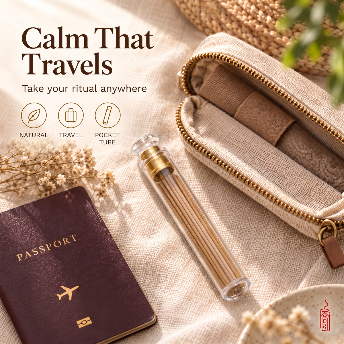 Qiongzhi · Benxiang (Original Fragrance) — 5g Short Incense