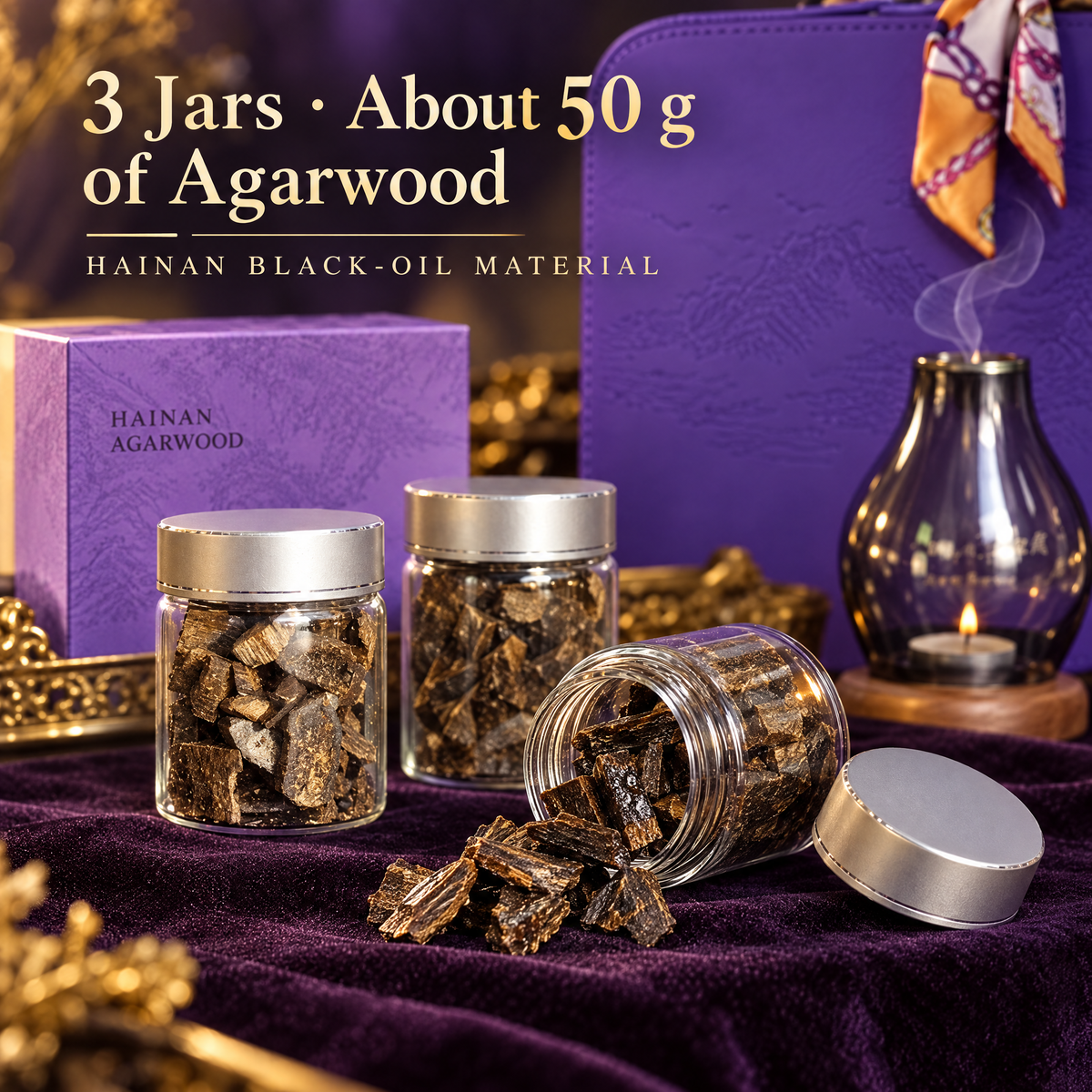 Purple East Agarwood Gift Box