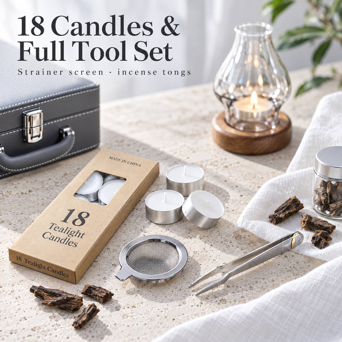 Business Incense Gift Box — Cool Grey