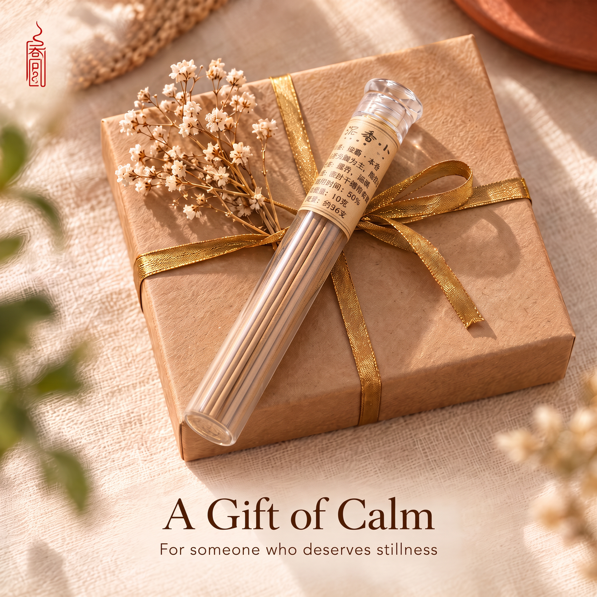 Qiongzhi · Benxiang (Original Fragrance) — 10g Long Incense