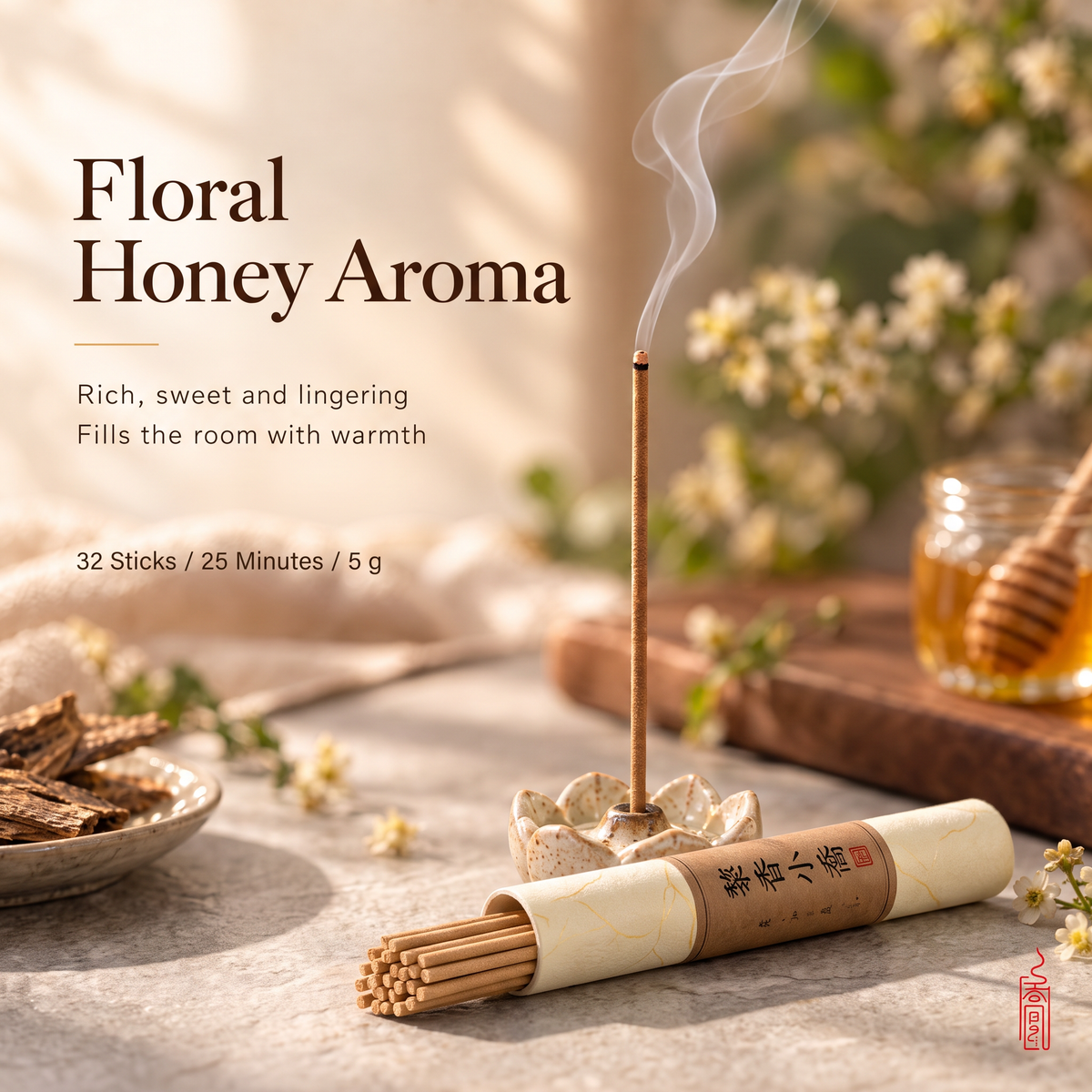 Qiongzhi · Chuxiang (First Fragrance) — 5g Short Incense