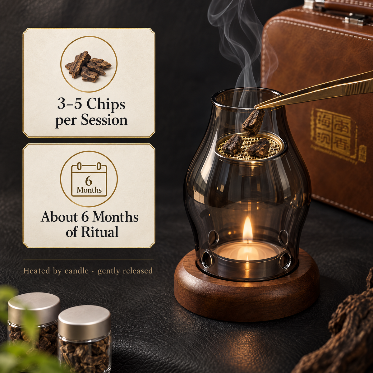 Business Incense Gift Box — Grey
