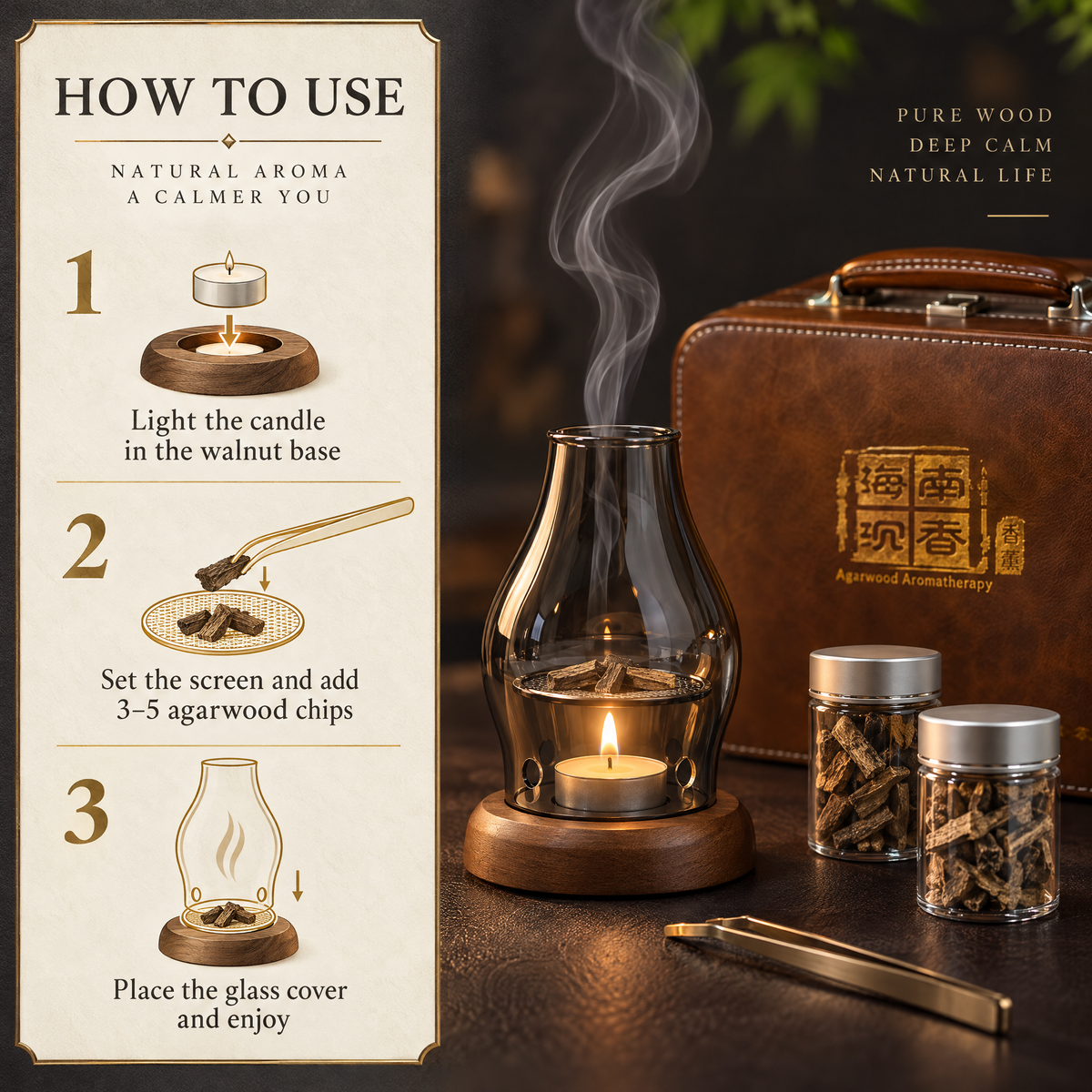 Business Incense Gift Box — Grey