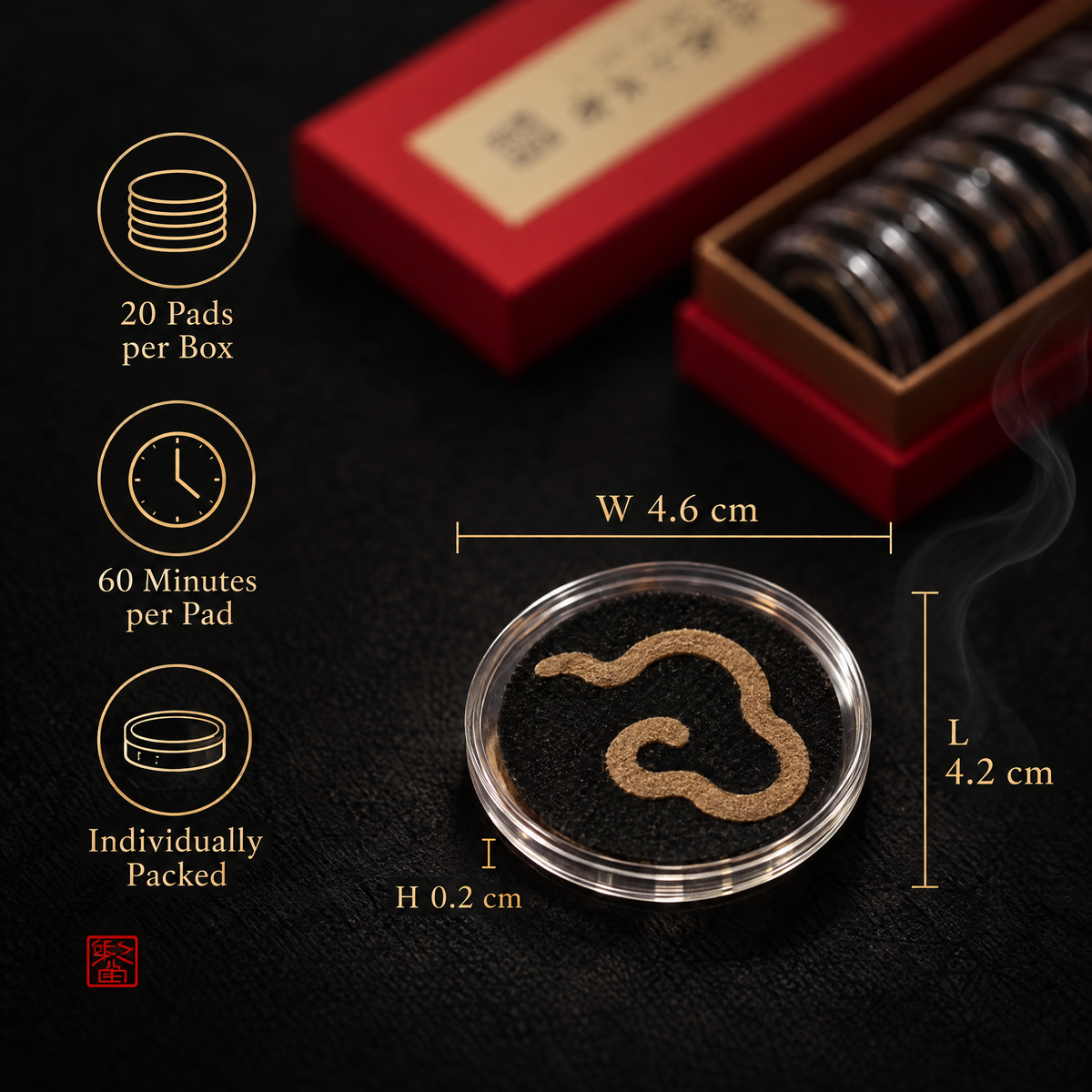 Hainan Xiangyun Incense Coils — 20 Coils