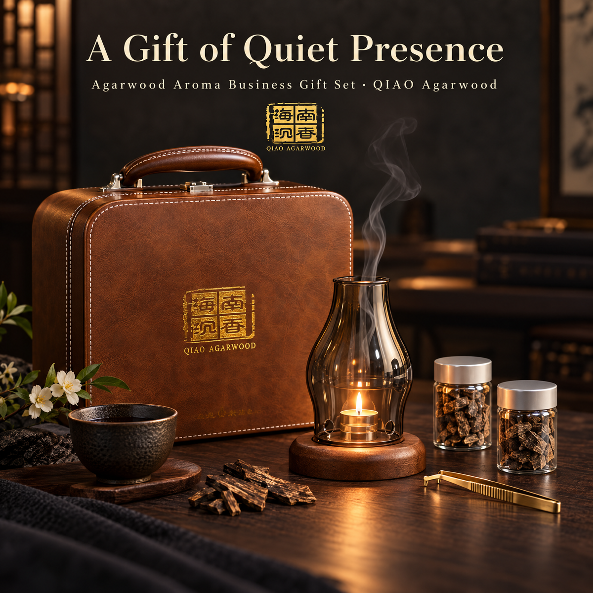 Business Incense Gift Box — Grey