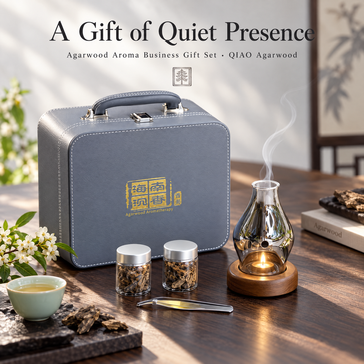 Business Incense Gift Box — Cool Grey
