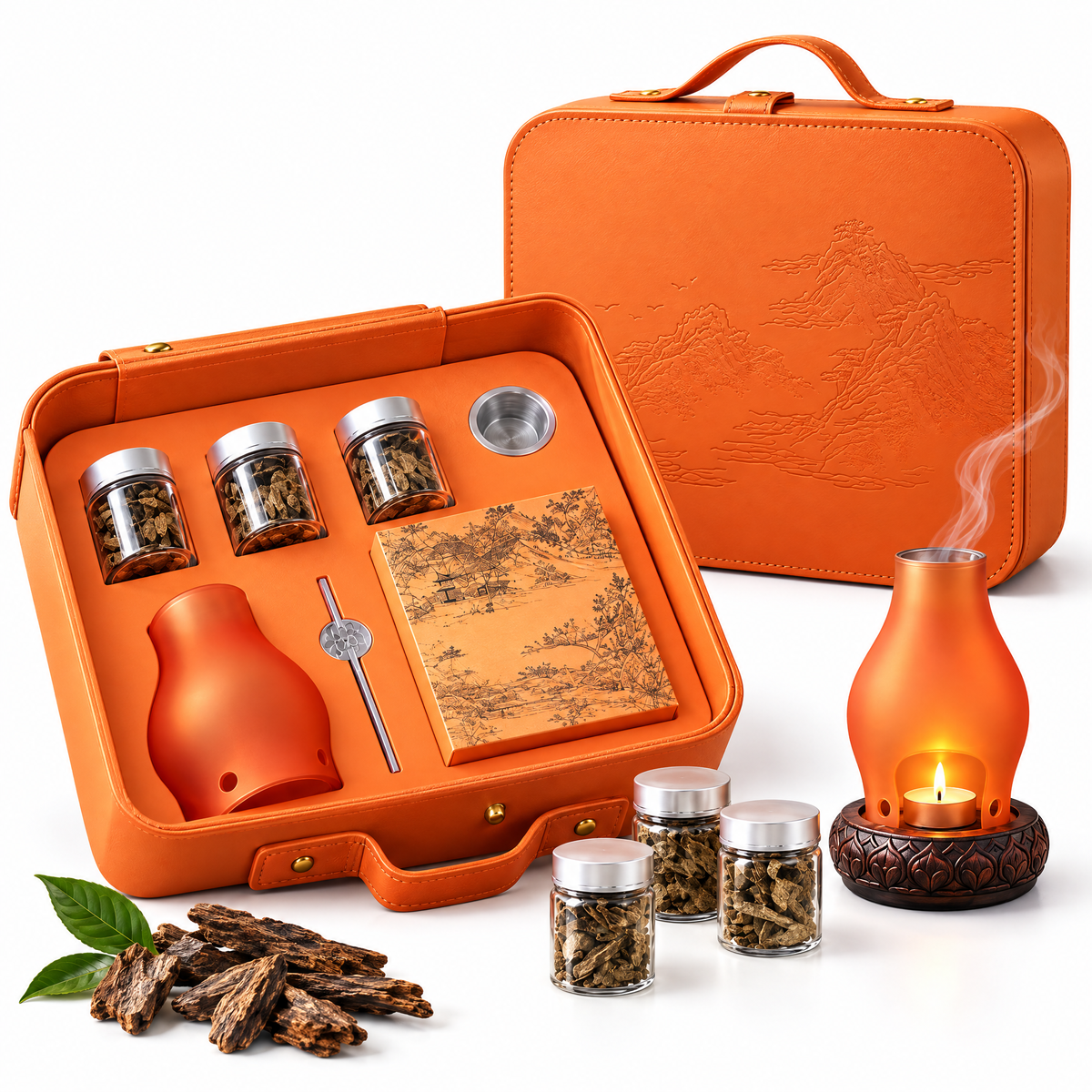 Hermès Orange Agarwood Gift Box