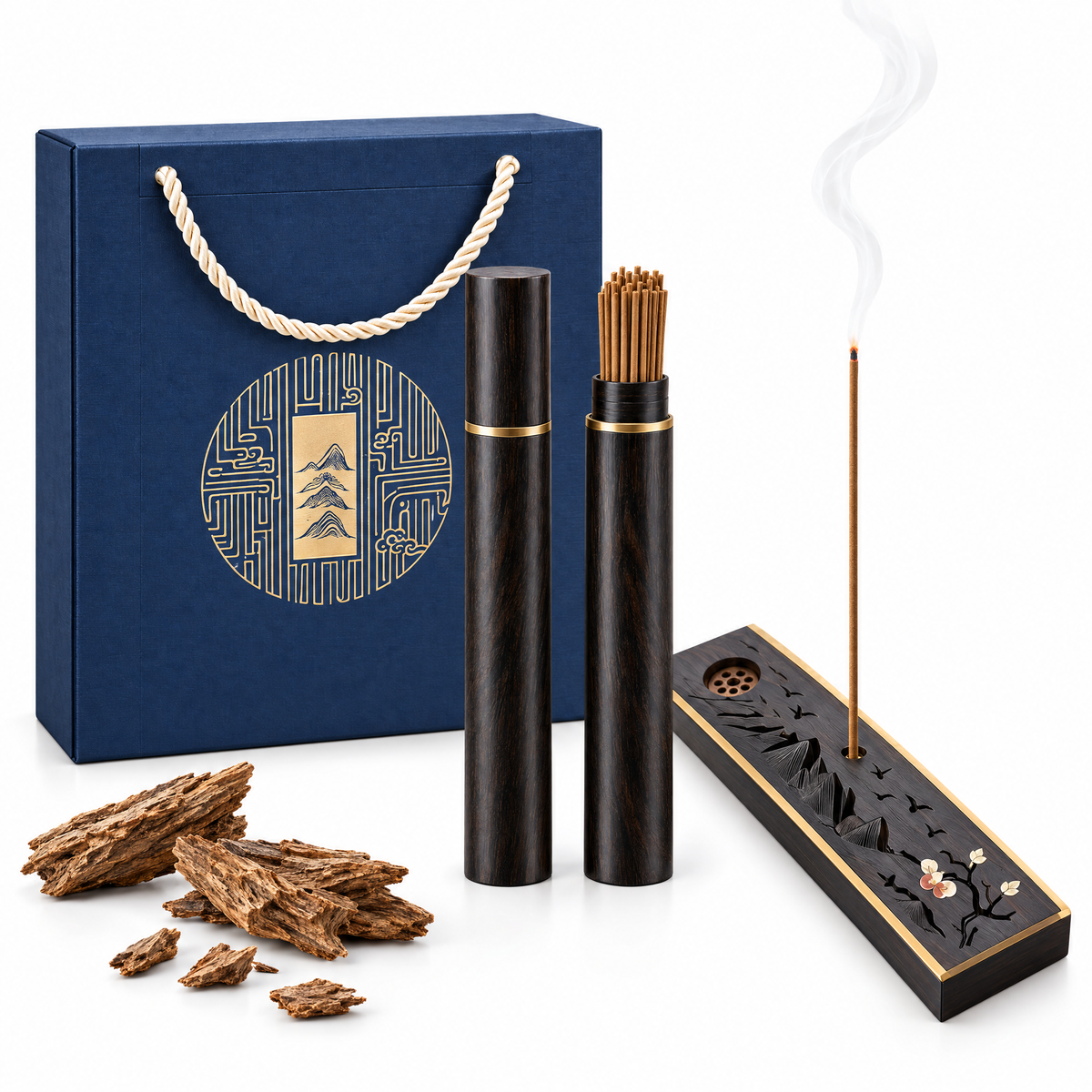 Persimmon "Shi Shi Ru Yi" Line Incense Gift Box