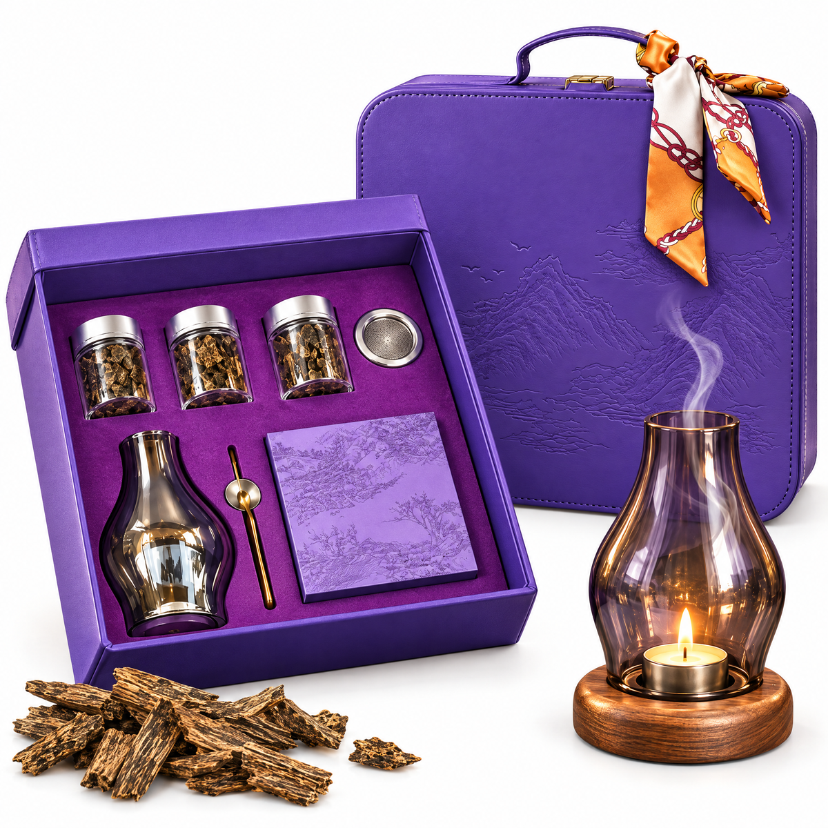 Purple East Agarwood Gift Box